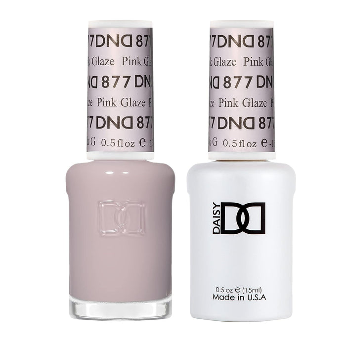 DND Gel Nail Polish Duo 877 - Pink Glaze