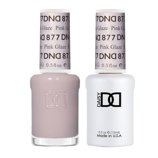 DND Gel Nail Polish Duo 877 - Pink Glaze