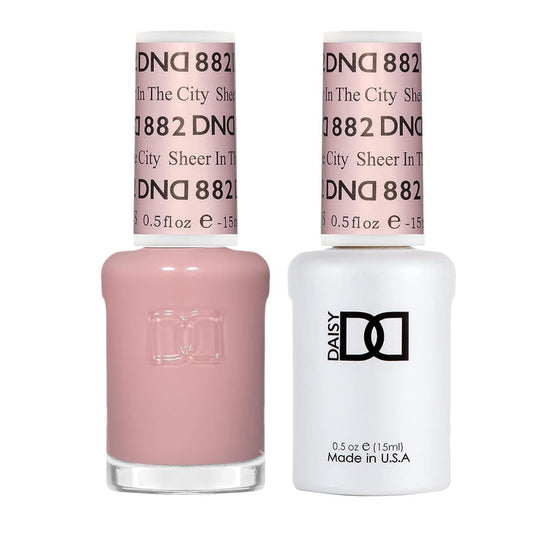 DND Gel Nail Polish Duo 882 - Sheer In The City