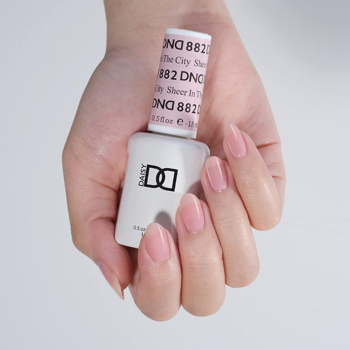 DND Gel Nail Polish Duo 882 - Sheer In The City