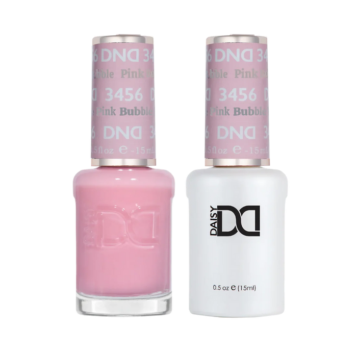 DND Matching Soak off Gel + Nail Polish - Bubble Pink #3456