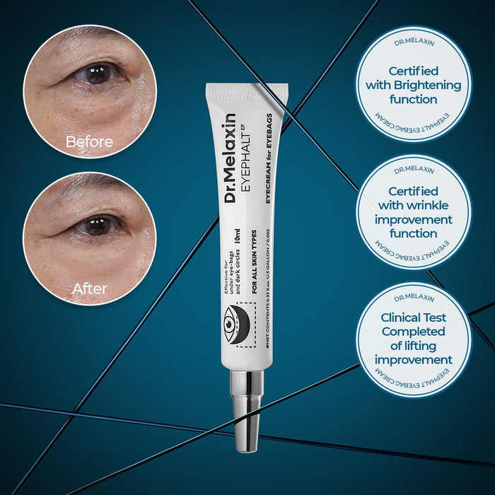 Dr.Melaxin Eyephalt Eyebag Cream. كريم دكتور ميلاكسين لأكياس العين - Princess Cosmetics Qatar