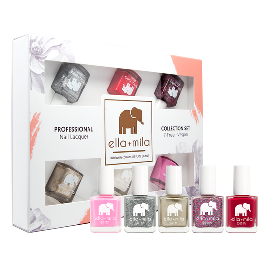 Dream Collection Set B 6-pack nail polish set in its gift box – ella+mila