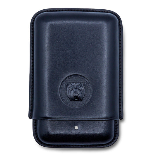 Dunhill Bulldog Robusto Black Cigar Case (3 cigars)