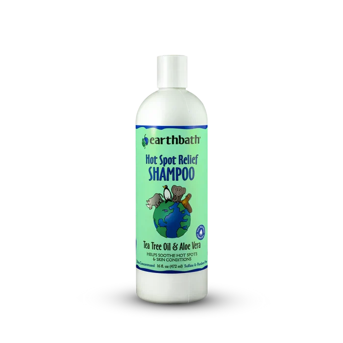 Earthbath Hot Spot Relief Tea Tree Oil and Aloe Dog and Cats 16-oz