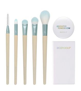 ECOTOOLS Brighter Tomorrow Eye Shine Bright سيت فرش المكياج