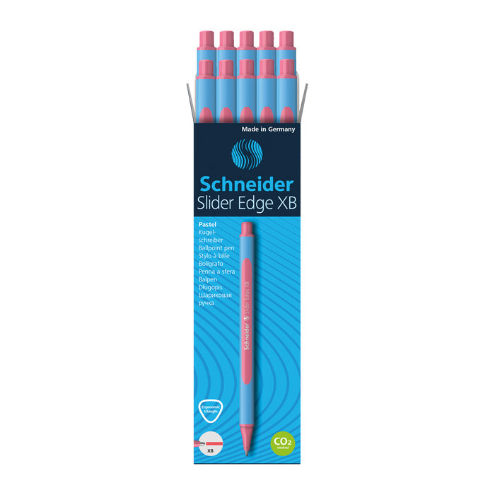 Edge Pastel  Ballpoint Pen XB, Box of 10#ink-color_flamingo