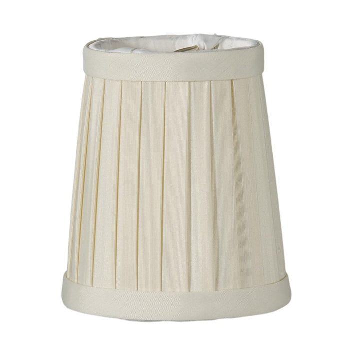 Eggshell Color, Softback Mini Pleat Chandelier Shade (00706E)