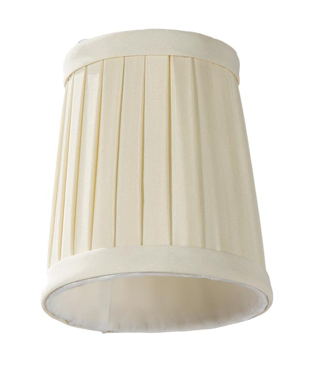 Eggshell Color, Softback Mini Pleat Chandelier Shade (00706E)