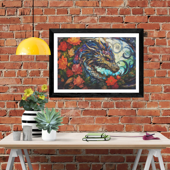Elusive Dragon Vibrant Flowers