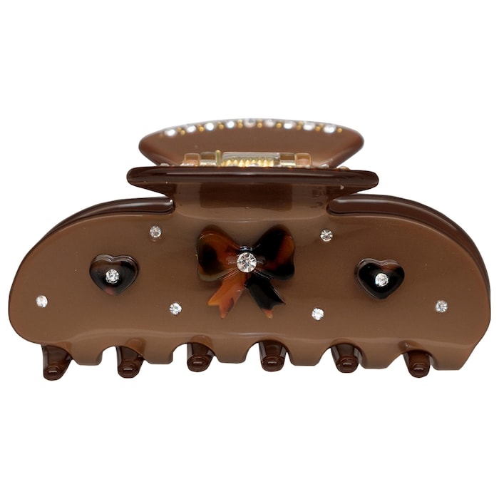 Emi Jay Sweetheart Clip in Cocoa Cashmere