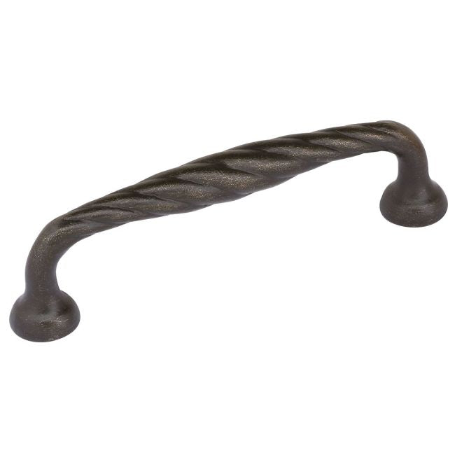 Emtek Tuscany Twist Cabinet Pull 4" Center To Center Emtek