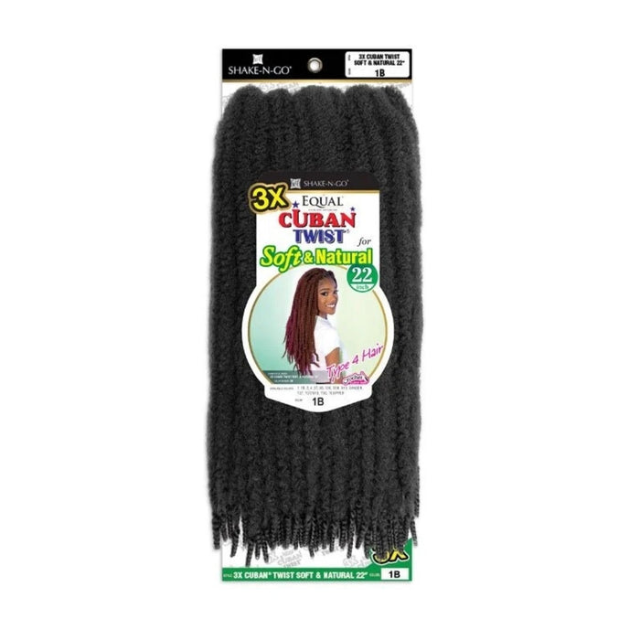 Equal Cuban Twist Soft & Natural 22" 3x