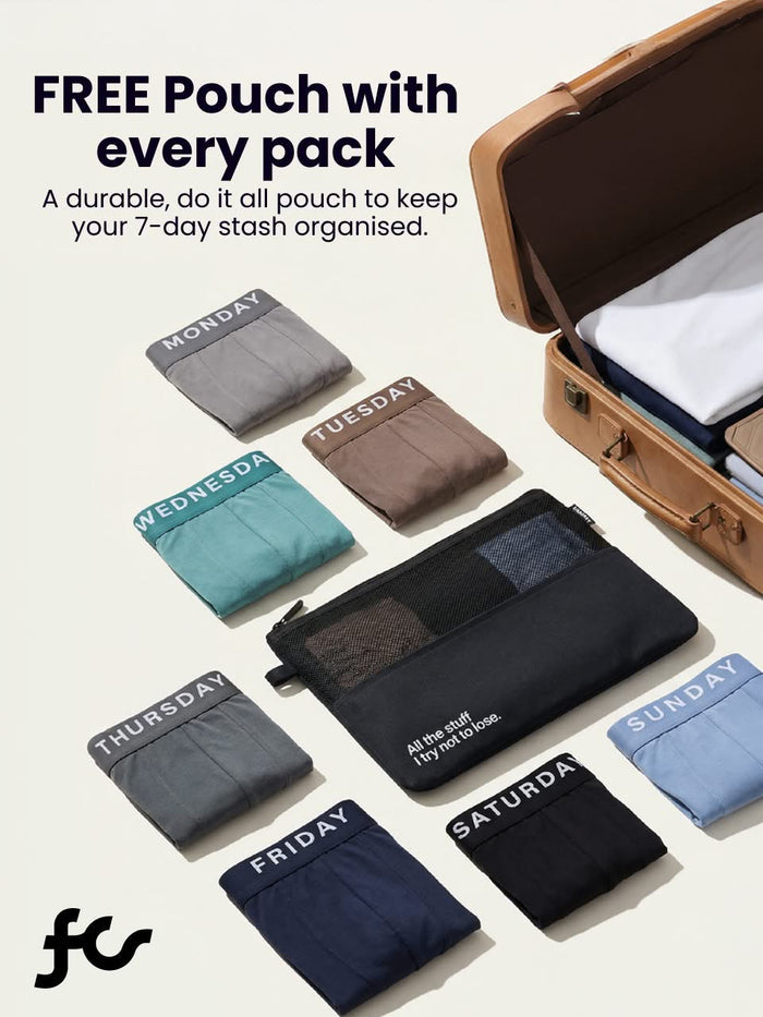 Everyday Expression | Men's Micro-Modal Briefs | Pack Of 7 | Free Pouch Worth ₹499