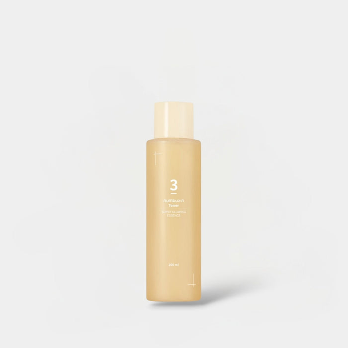 Numbuzin No.3 Super Glowing Essence Toner 200ml. تونر نومبوزين رقم 3 المتوهج للغاية - Princess Cosmetics Qatar