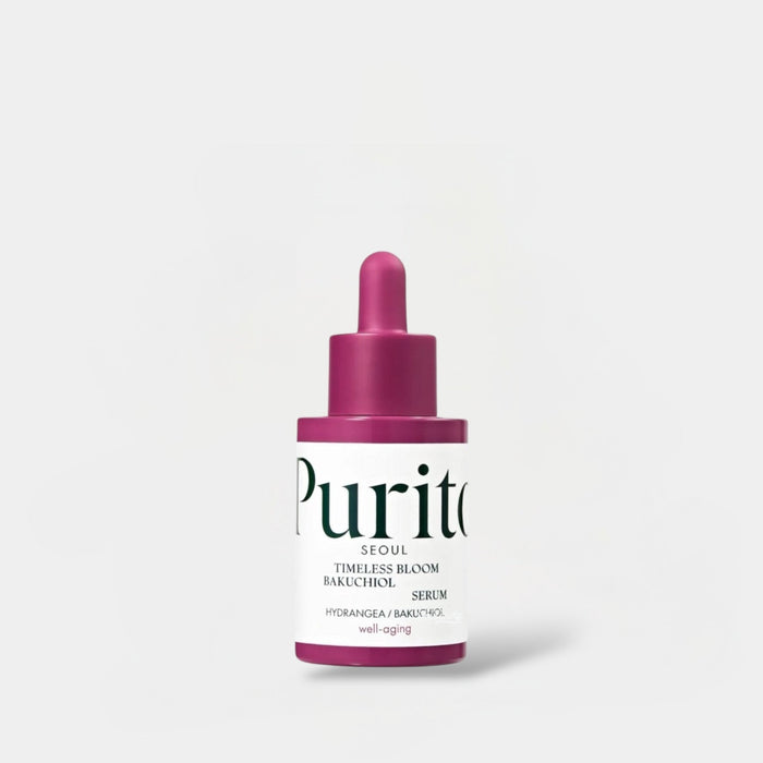 Purito Seoul Timeless Bloom Bakuchiol Serum 30ml بوريتو سيول تايملس بلوم باكوتشيول سيروم - Princess Cosmetics Qatar