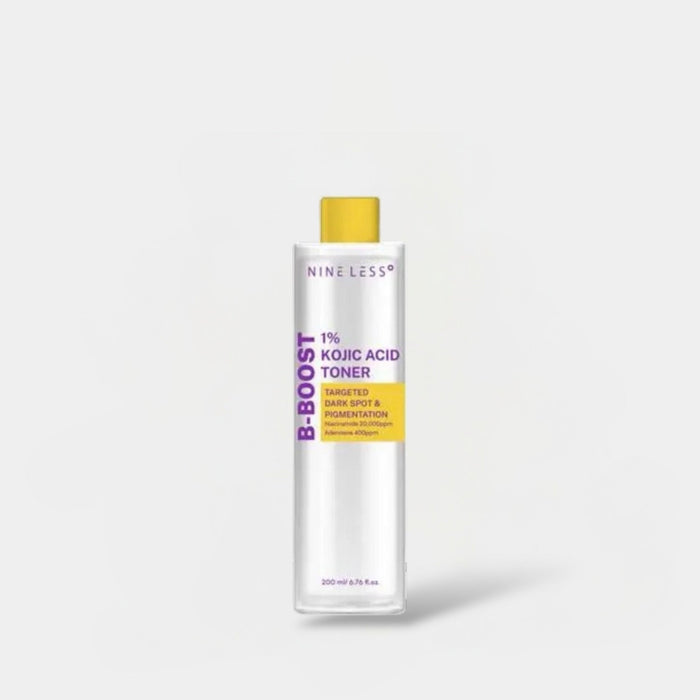 Nineless B - Boost 1% Kojic Acid Toner 200ml تونر ناينلس بي - بوست 1% حمض الكوجيك - Princess Cosmetics Qatar