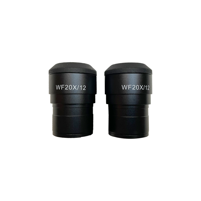 Eyepiece Field of View Dia. 12mm 20X Eyepiece (Pair), SKU BM13012611, three quarter front view