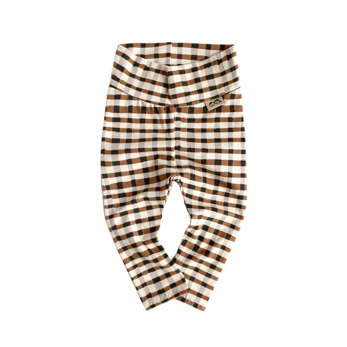 Fall Gingham Leggings and/or Headbands