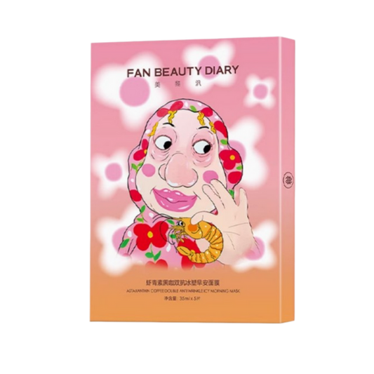 FANBEAUTY Astaxanthin & Coffee Double-Antioxidant Ice-Plumping Morning Mask