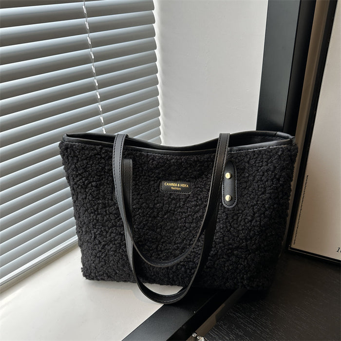 Fashionable Furry Versatile Shoulder Bag