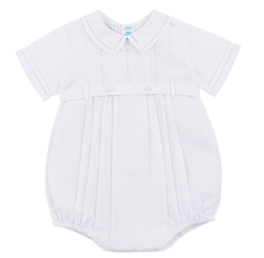 Feltman White Lace Button Belt Creeper
