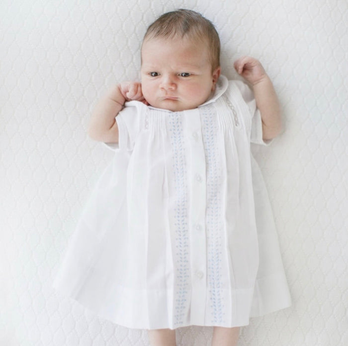 Feltman White Leaf Daygown