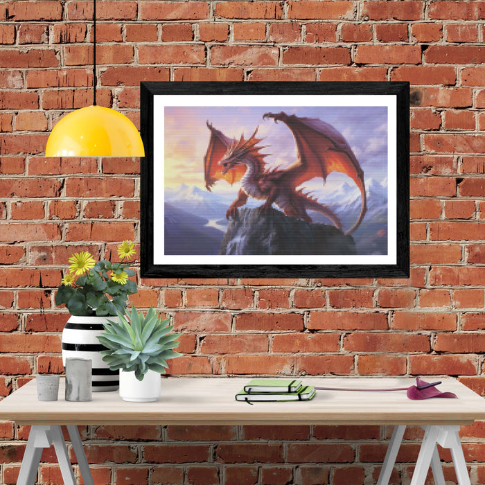Fierce Dragon Majestic Mountain