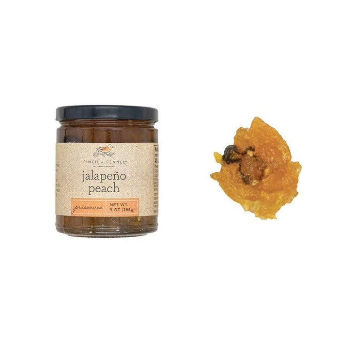 Finch + Fennel Jalapeño Peach Preserves 9 oz