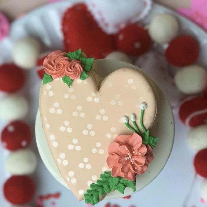 Floral Heart Cookie Cutter