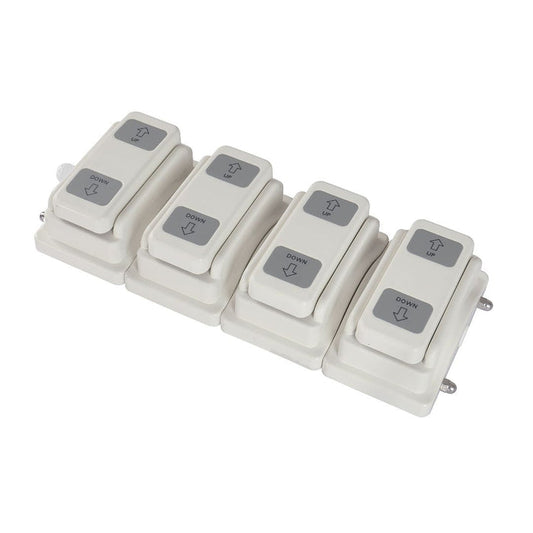 Foot pedal control for treatment table 4 motors