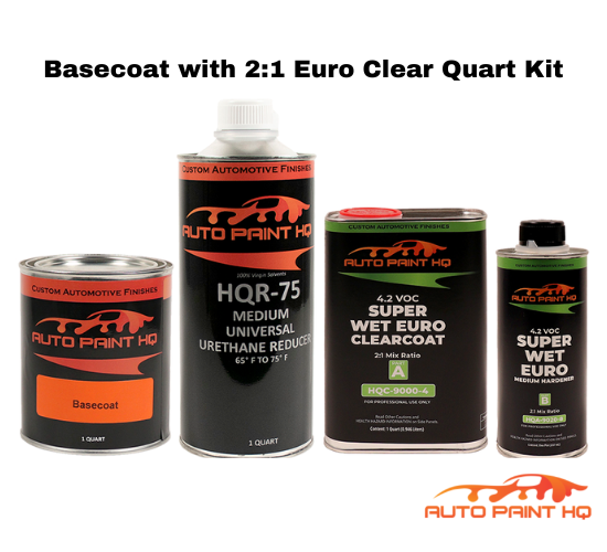 Ford GQ Amber Gold Metallic Basecoat Clearcoat Quart Complete Paint Kit