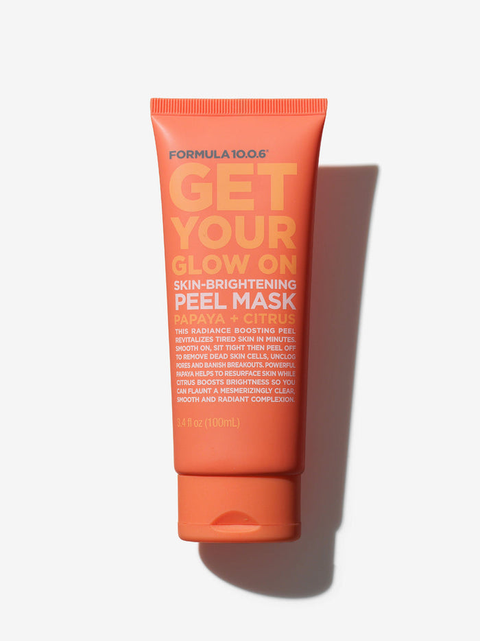FORMULA 10.0.6 Get Your Glow On Skin Brightening Peel Mask Papaya + Citrus