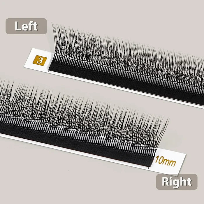 Fox Eye Lash Extensions for Instant Cat-Eye Lift | Slanting 4D Pre-Made Fans| Swaniya Lashes