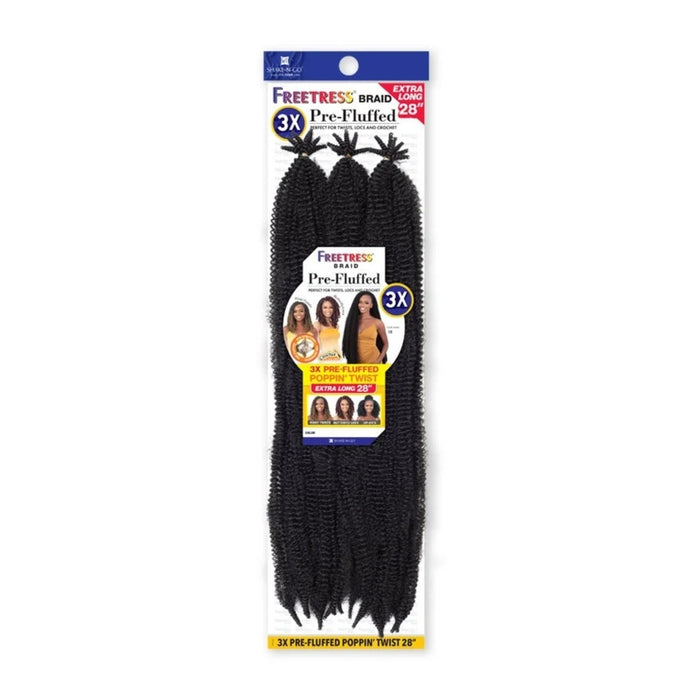 Freetress Pre-Fluffed Poppin' Twist 28 3x