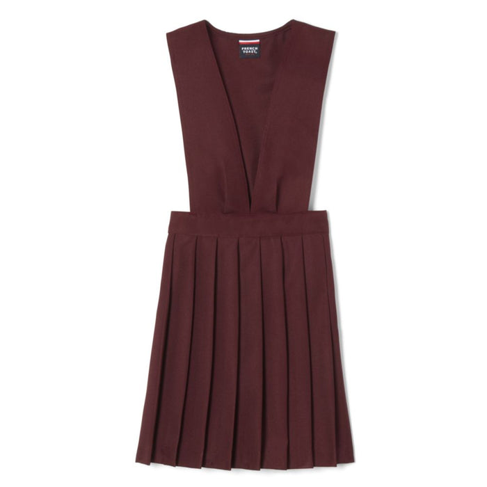 French Toast Girls V-Neck Pleated Jumper