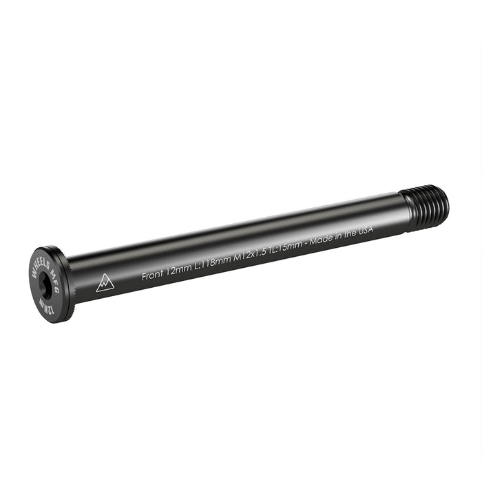 Front Thru Axle 12mm x 118 Length x 1.5 Thread Pitch
