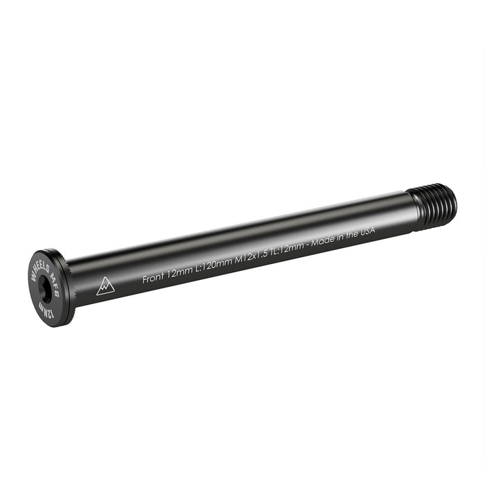 Front Thru Axle 12mm x 120 Length x 1.5 Thread Pitch - Flat Washer