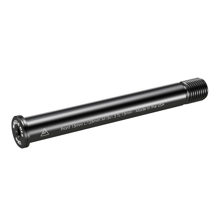 Front Thru Axle 15mm x 125 Length x 1.5 Thread Pitch - Flat Washer