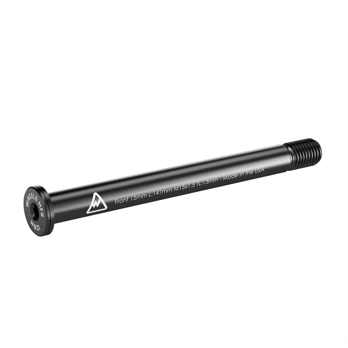 Front Thru Axle 15mm x 141 Length x 1.5 Thread Pitch - Flat Washer