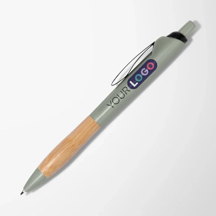 Full Color Recycled Paxton Pen with Bamboo Grip