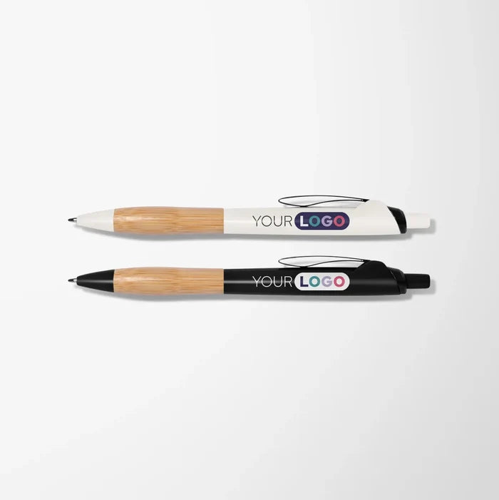 Full Color Recycled Paxton Pen with Bamboo Grip