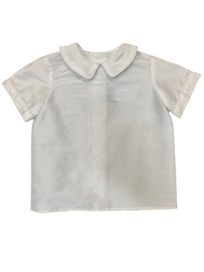 Funtasia Too White Shantung Peter Pan Shirt
