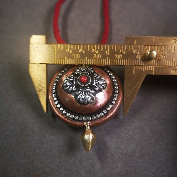 Gau Ghau Shrine, Amulet 2.16" - Tibetan Buddhist amulet, view 5