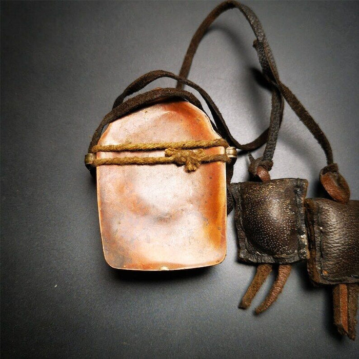 Gau Ghau Shrine of Amitayus, Amitabha,Amulet 2.36" - Tibetan Buddhist amulet, view 5