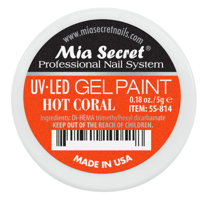 Gel Paint - Hot Coral