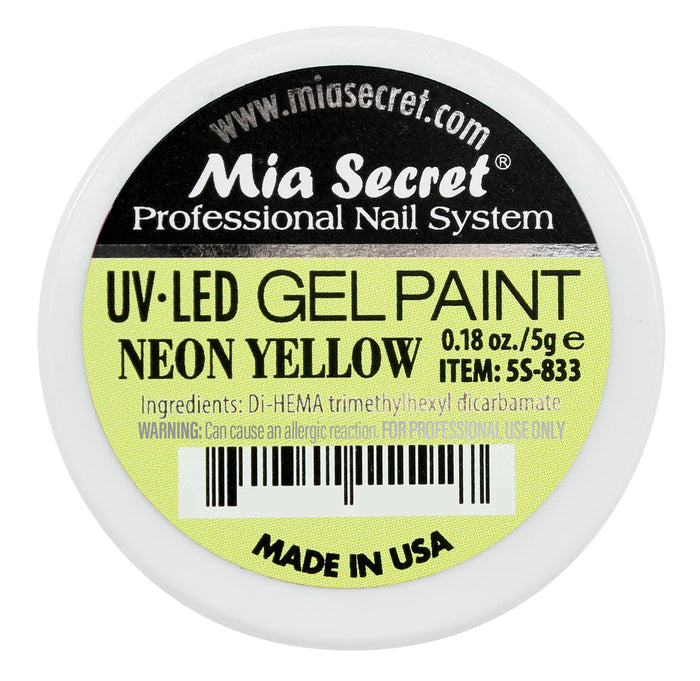 Gel Paint - Neon Yellow