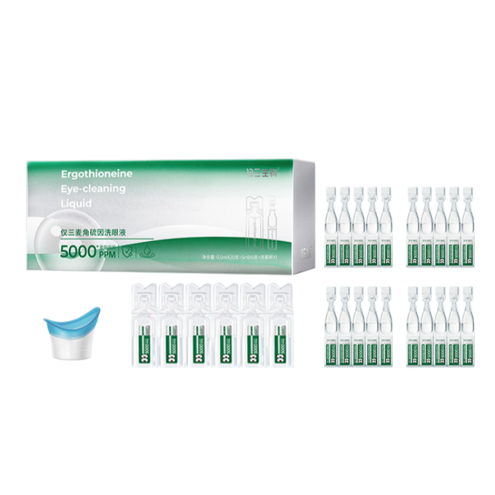 GENEIII Ergothioneine Eye-cleaning Liquid 0.5ml * 20 + 5m * 6 - myernk