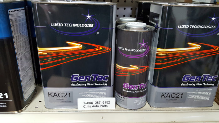 GenTec Clearcoat KAC21 Clearcoat Kit GALLON 4:1 mix Slow water white clear