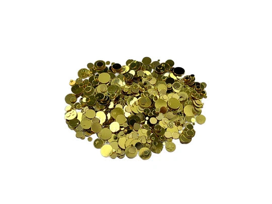Gina K. Designs - Embellishment - Metallic Dots Gold. Available at Embellish Away located in Bowmanville Ontario Canada.
